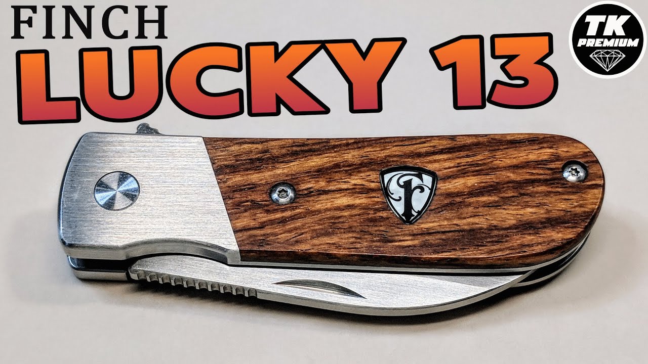 Finch Lucky 13 Cocobolo LK201 Modern Traditional Pocket Knife