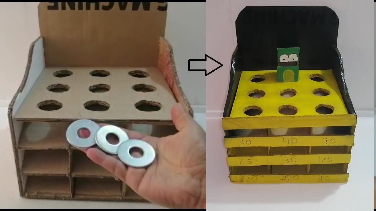 como hacer juego con material reciclado RANA juego colombiano