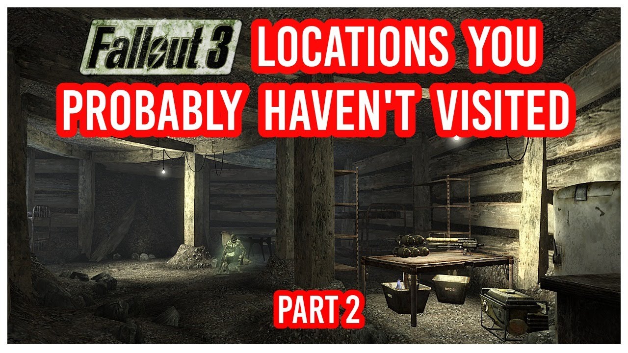 Места действия в Fallout 3, которые вы, вероятно, ещё не посещали — Часть 2