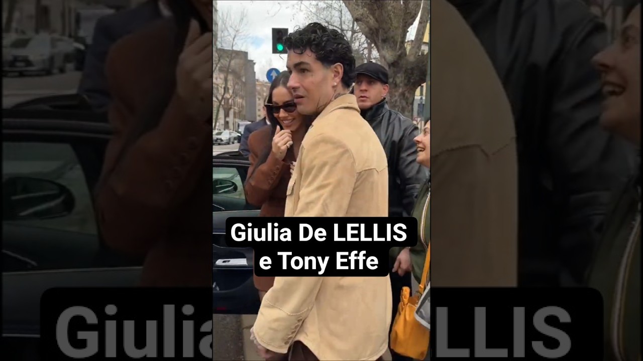 GIULIA DE LELLIS E TONY EFFE in una gaffe😂 