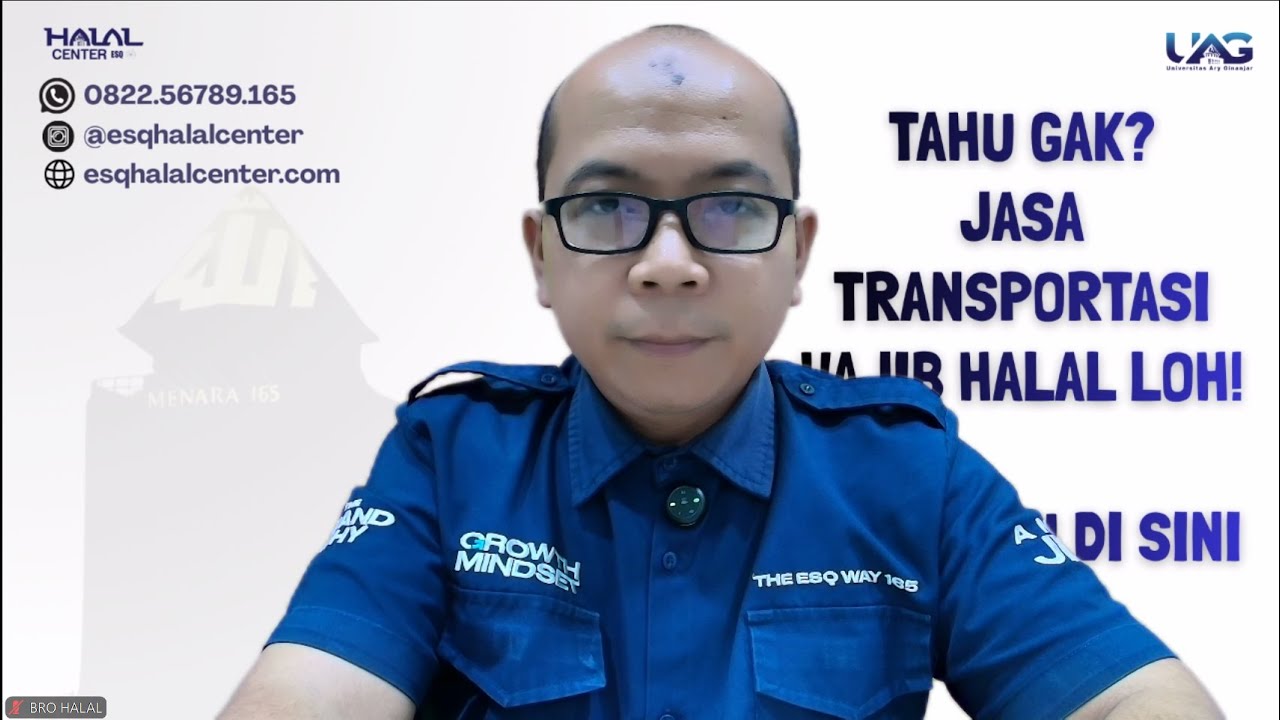 #99 Tahu Gak? Kalau Jasa Transportasi Itu WAJIB Bersertifikat Halal Loh!