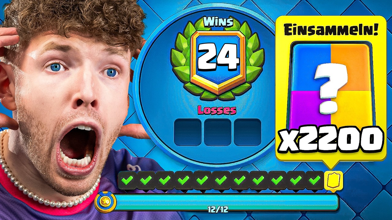 😱🤯2200 KARTEN F2P OPENING ESKALIERT! (Unfassbares Gl&uuml;ck) | Clash Royale Deutsch