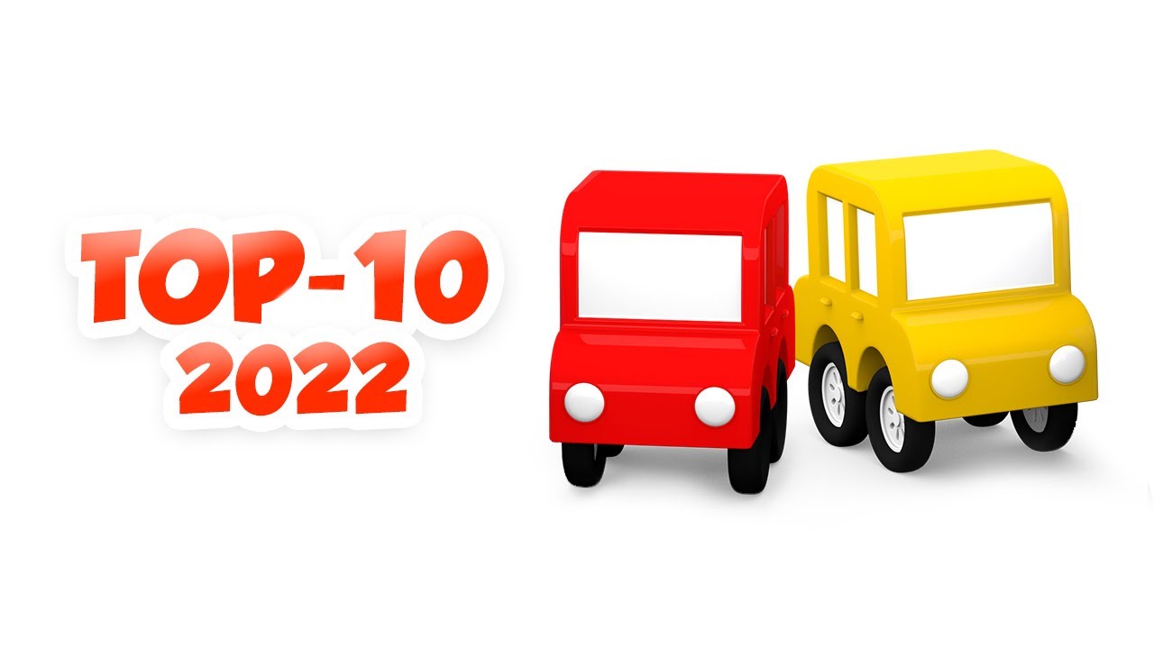 Top 10 dos melhores desenhos animados 2022! Desenho infantil animado. 4 carros coloridos