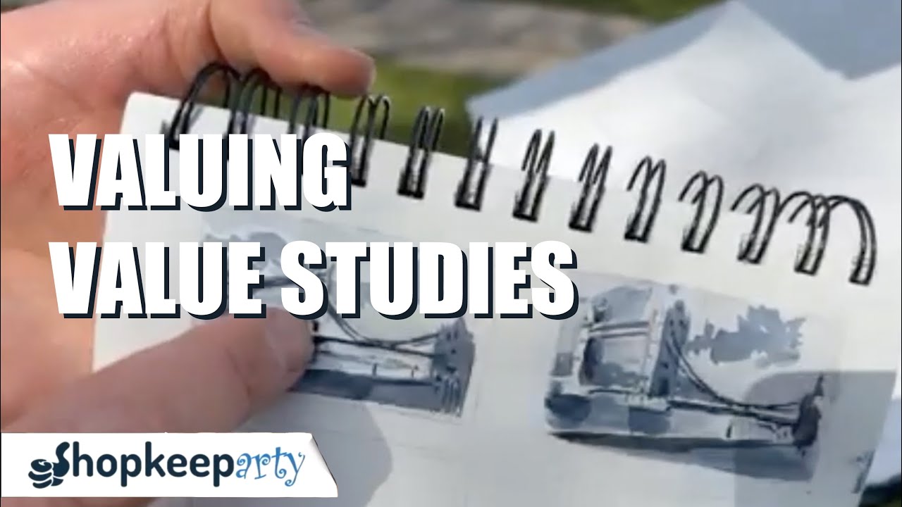 The Value of Value Studies when painting Plein Air (Outdoors) (w/ David R. Smith, Minnesota)