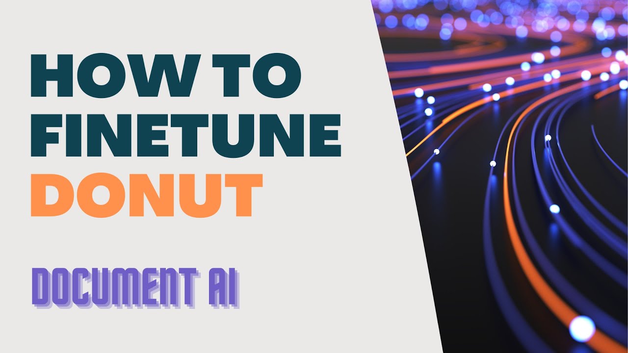 Как настроить модель Donut (Document AI)