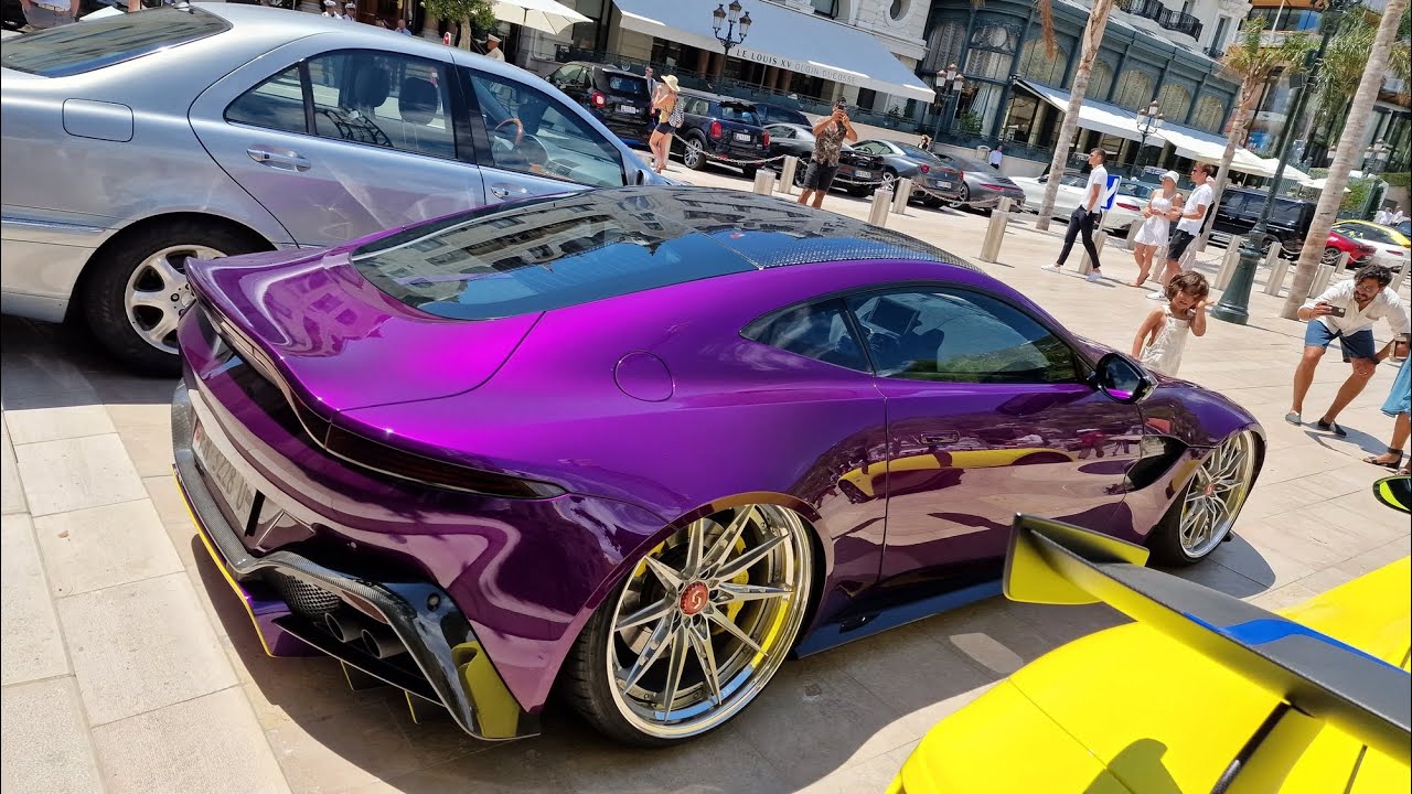 SUPERCARS Monaco 2022 - Aston Martin compilation