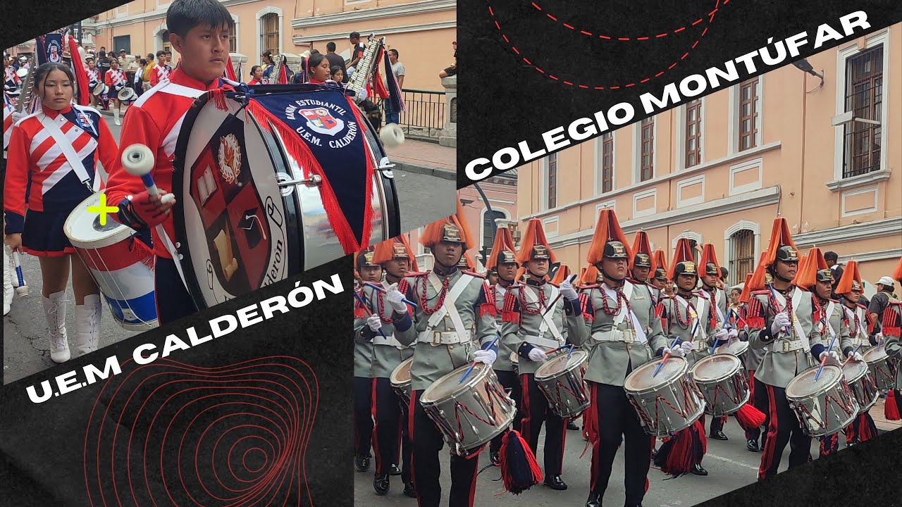 Bastoneras y Banda de Paz / Colegio Montúfar/ Municipal Calderón
