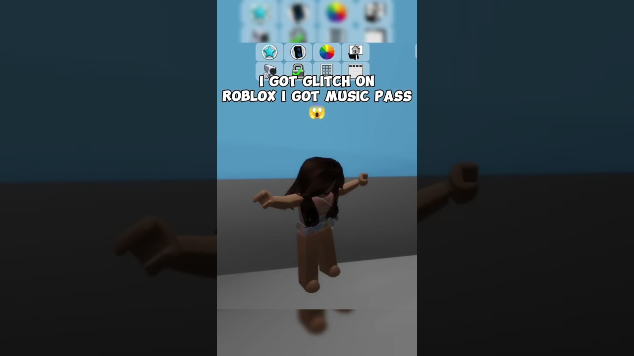 I got a glitch Roblox Brookhaven music pass open glitch