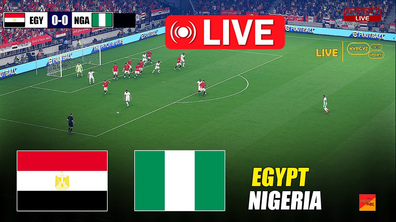 🔴LIVE : EGYPT vs NIGERIA | Friendly Match eFootball PES 21 Simulation Gameplay PC