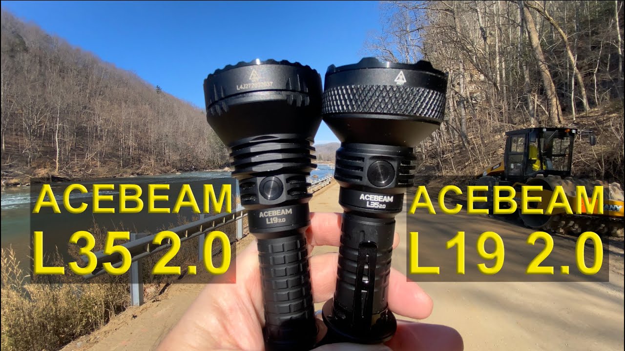 Acebeam L35 2.0 and L19 2.0 Side by Side
