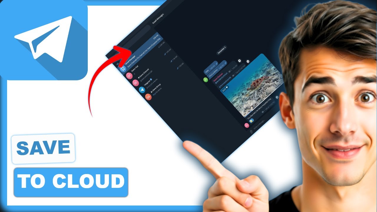 Как сохранить файлы в облако Telegram (самый простой способ) (руководство 2026 года)