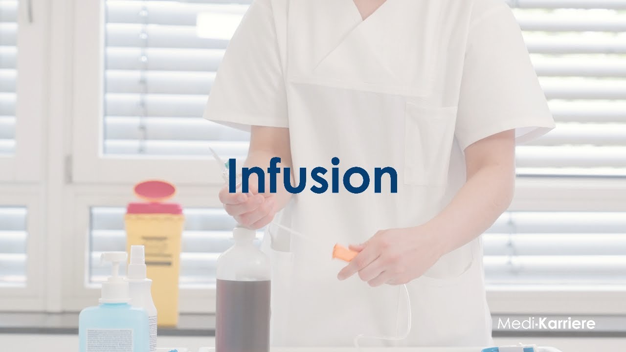 Infusion - Schritt für Schritt vorbereiten