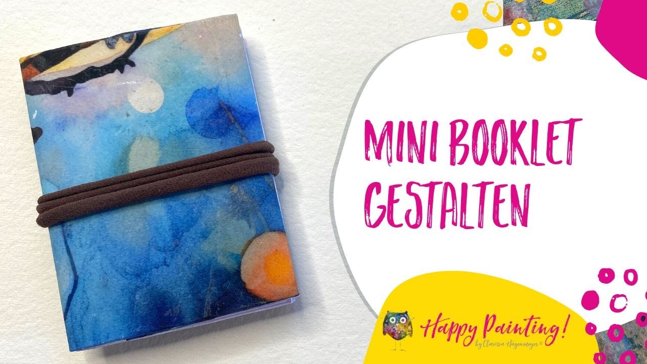MIni Booklet gestalten - einfach falten