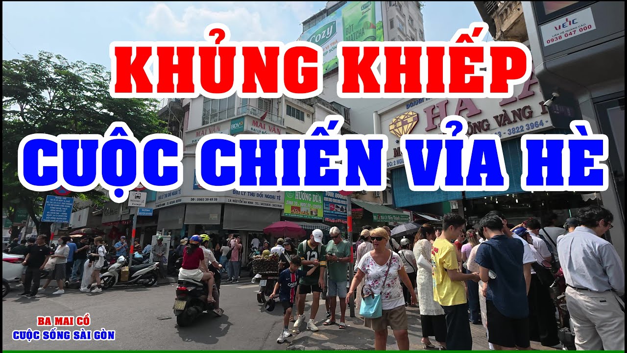 CHỢ BẾN THÀNH MẤT TẾT HỐT SẠCH VỈA HÈ KIỂU NÀY À - TÌNH HÌNH Ở SÀI GÒN NGÀY NAY
