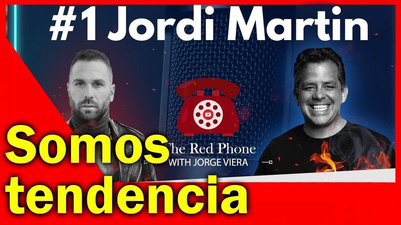 &iexcl;Incre&iacute;ble! 👁️⭐ Jordi Mart&iacute;n ARRASA en todo el mundo con su entrevista en The Red Phone.