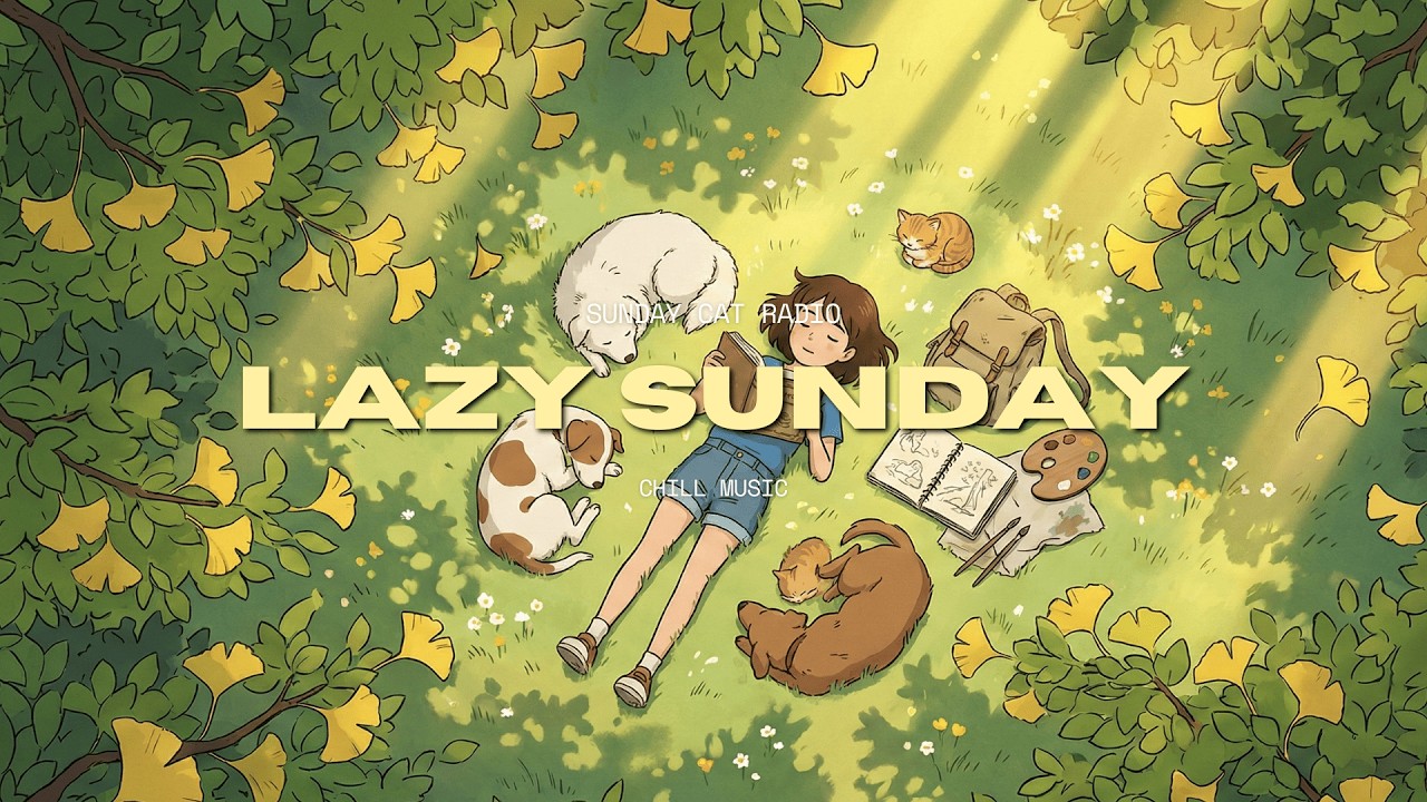 A Sunny Day Off Playlist. 🌼 Light Work & Study Music (1 Hour)🍰♡ ༘*.ﾟ🧸🎀[BGM Playlist] #bgm