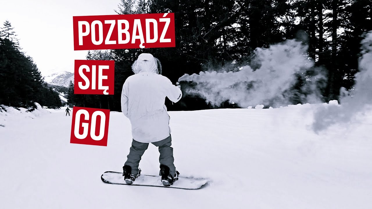 Nawyk zarzucania tylną nogą na desce snowboardowej
