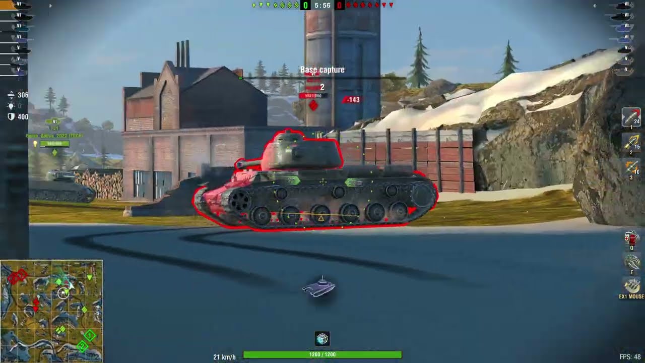 [World of Tanks Blitz] Churchill VIII (4158 DMG - 5K)