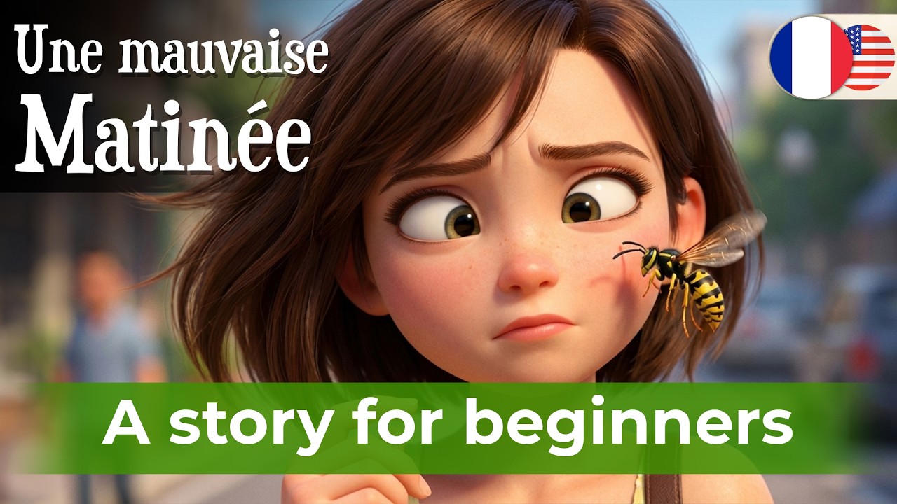 LEARN FRENCH Easily with Simple Story (A1-A2) - Une mauvaise matin&eacute;e