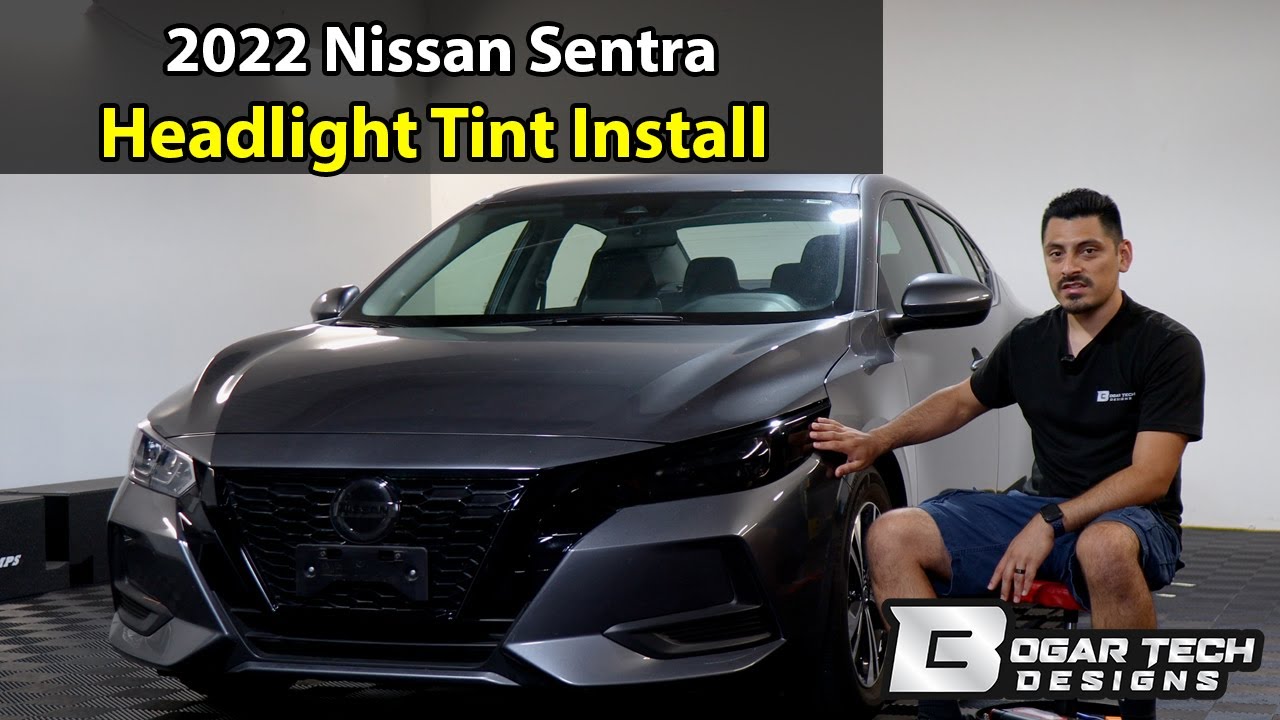 Nissan Sentra 2020-2025 Headlight Tint Installation