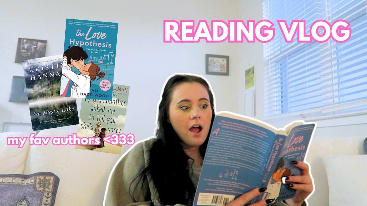 READING VLOG: only reading books by my favorite authors!! 💗📖