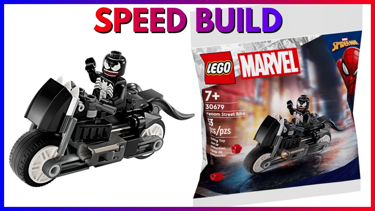 Lego 30679 Venom Street Bike Speed Build