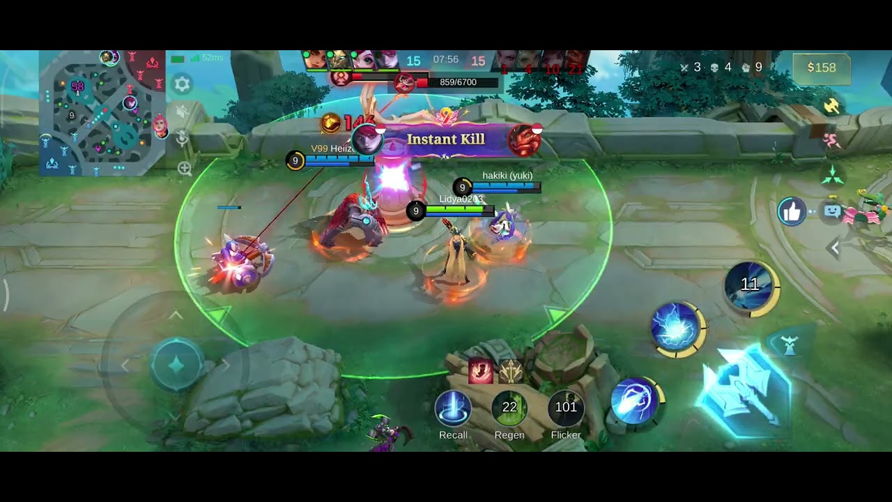 Sekali kena tembak layla, lawan langsung menghilang dari lane #mobilelegends #mobilelegendsbangbang 