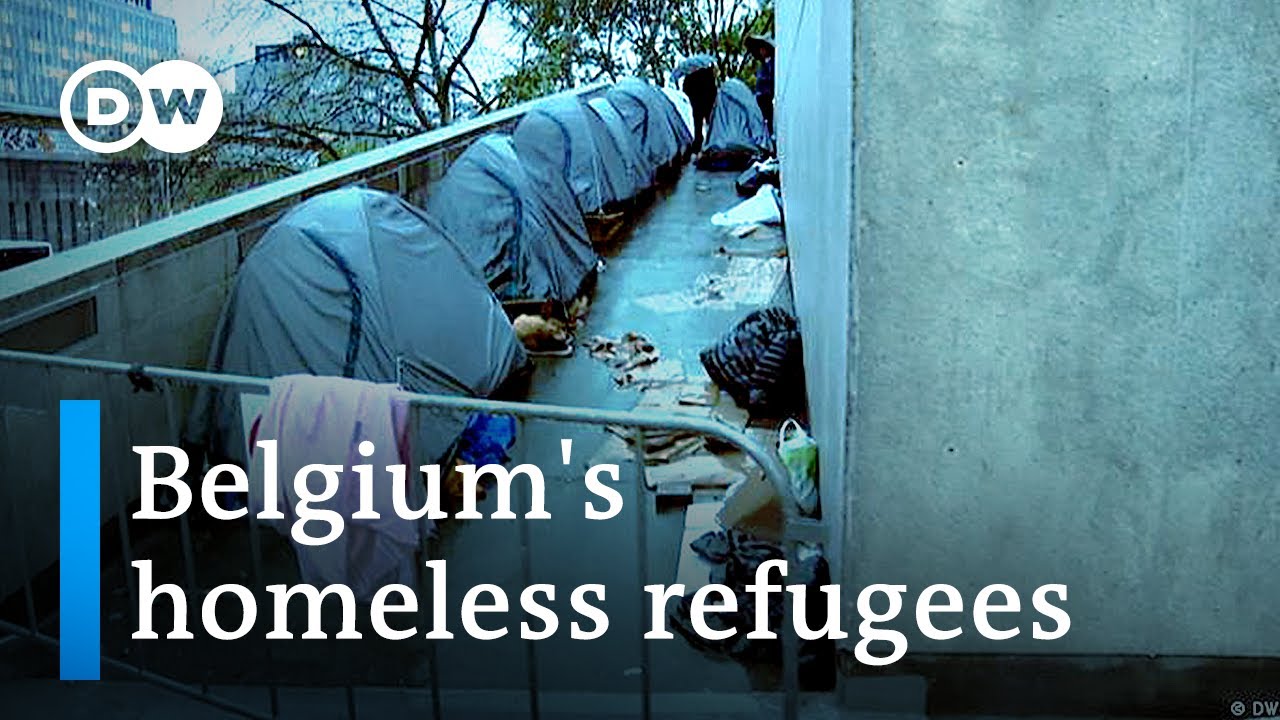 Refugees are forced to sleep on the street in Belgium | Focus on Europe