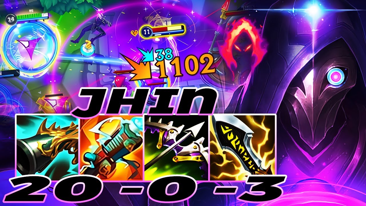 New Patch 6.3 - WILD RIFT JHIN ADC GAMEPLAY | 20 -0 -3MVP | JHIN  BUILD RUNES