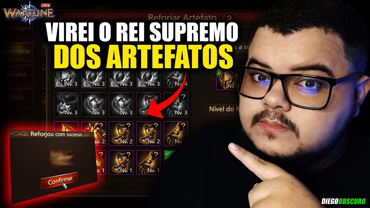 Reforja de Artefatos: Segredos do Rei dos Artefatos no Wartune Ultra!