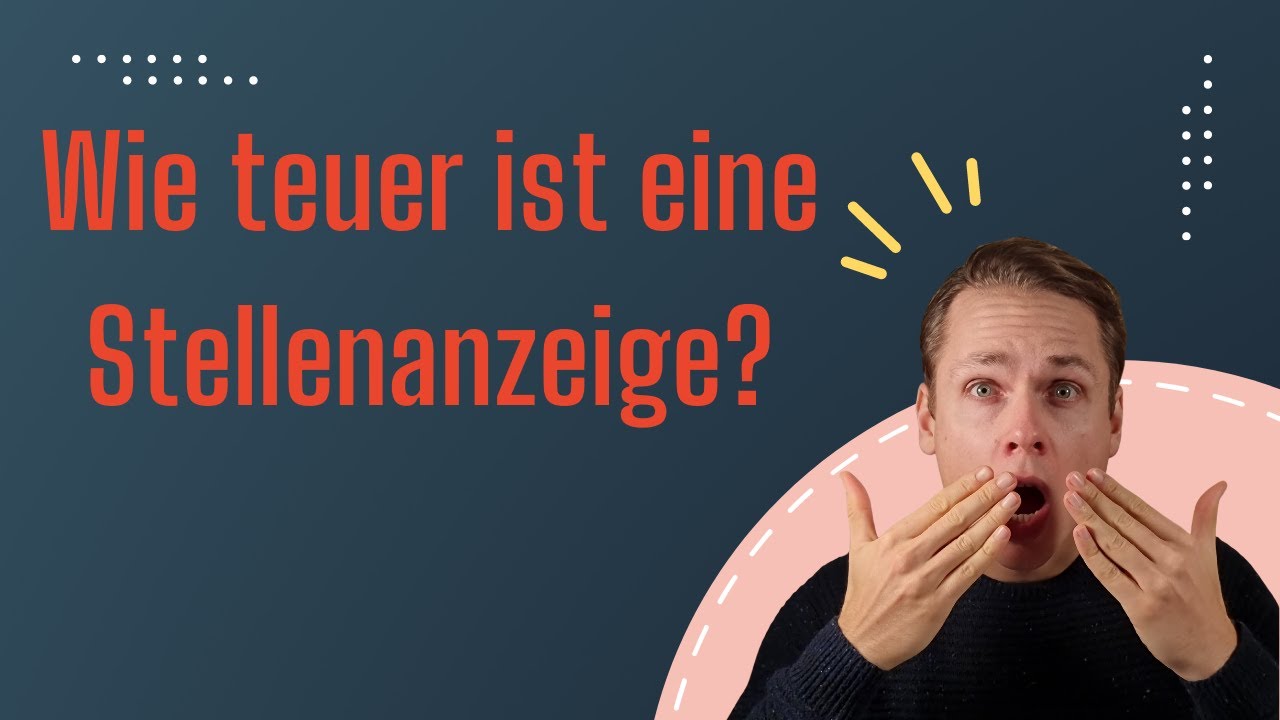 Was kostet eine Stellenanzeige auf einer Jobb&ouml;rse?