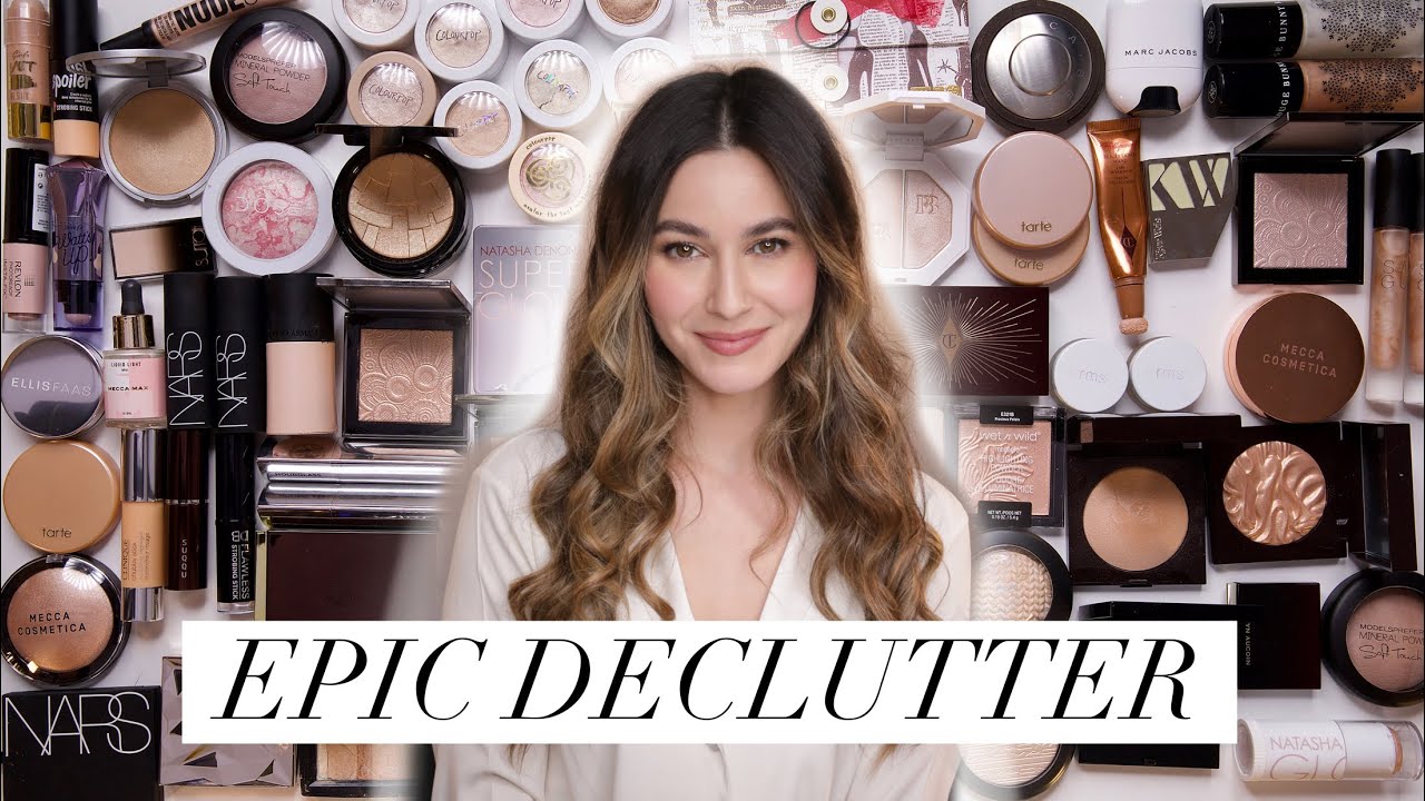 DECLUTTER 2023 ❗️ Ep 3: FACE COLOUR (Blush, Bronzer, Highlight & Contour) | Karima McKimmie