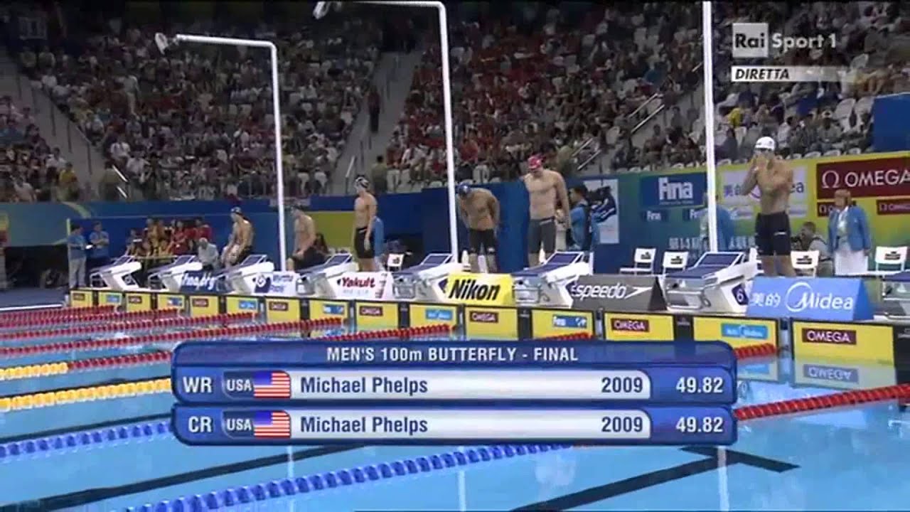 Mondiali Di Nuoto Shanghai 2011 - Finale 100m Farfalla Uomini
