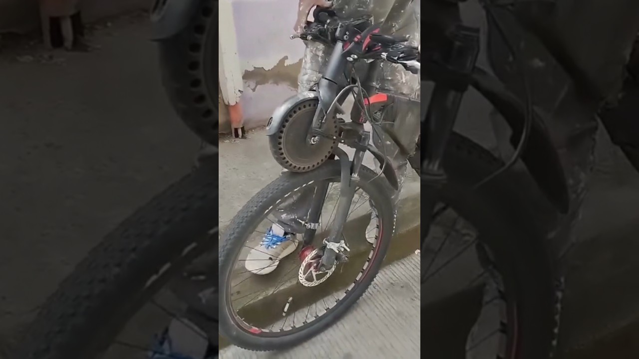 💥 Xiaomi Electric Scooter Motor Power Boost The Bike 🔥🛴🚲 #electricscooter #bike #shortsviral #xiaomi