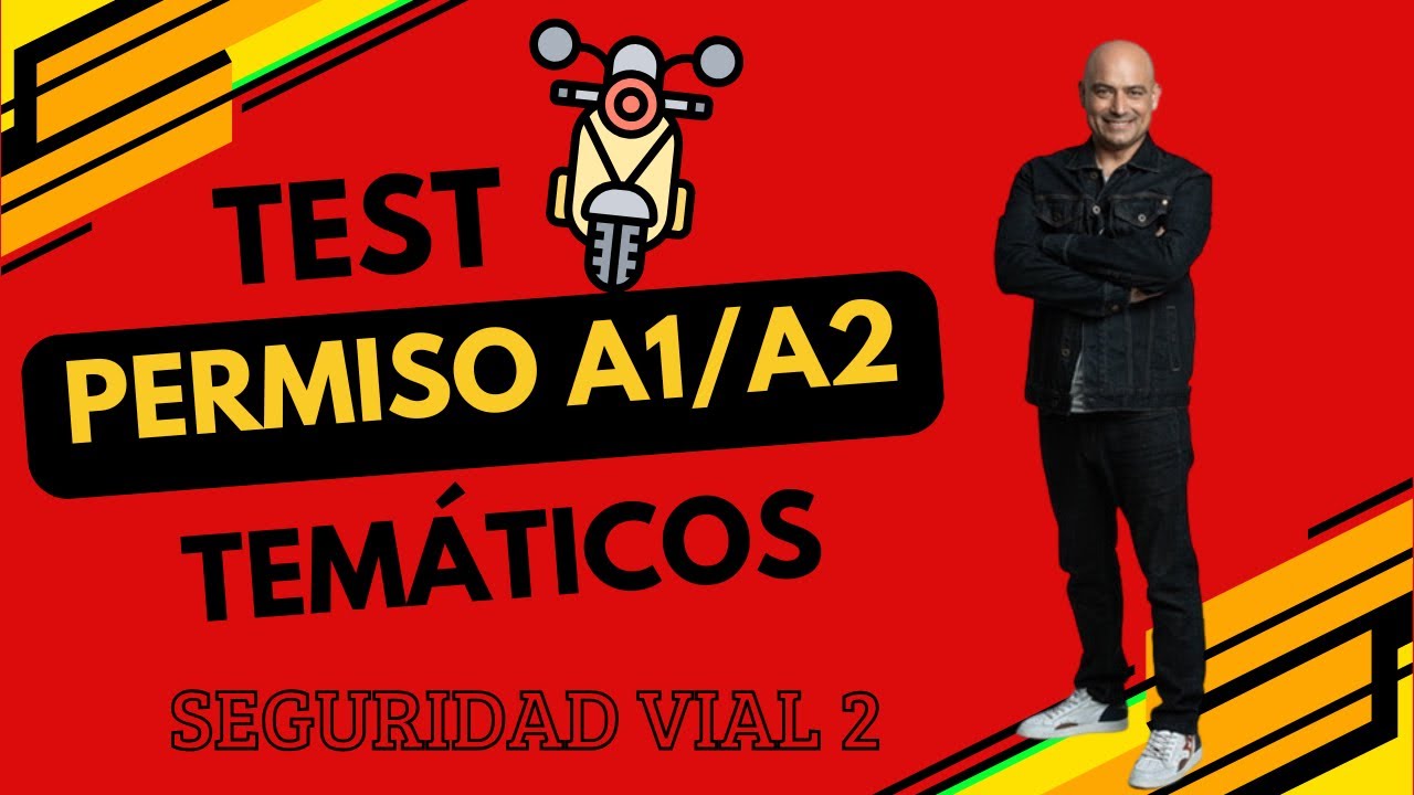 ⚠️🍀 SEGURIDAD VIAL 2 TEST TEMÁTICOS para APROBAR tu examen TEÓRICO DE MOTO !! #testdgt