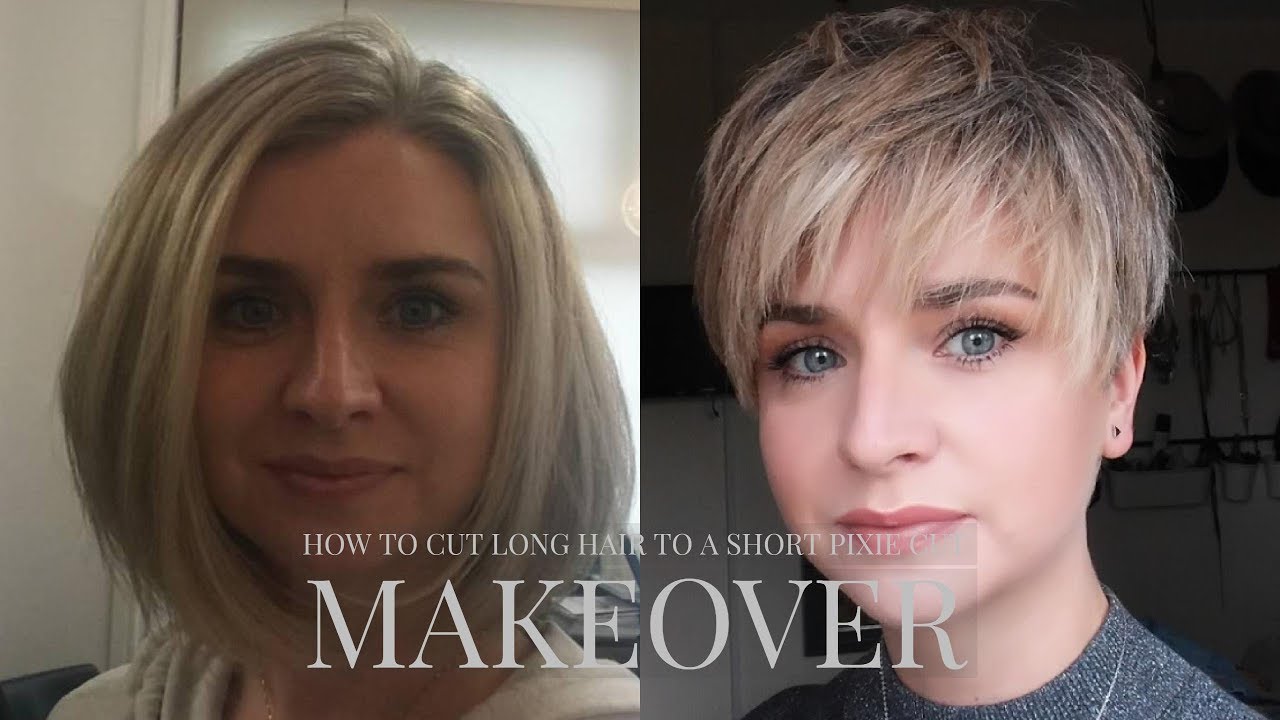 How To Cut Long Hair to Short Pixie Cut Hairstyle| UnderCut Hair Makeover| HallStyling