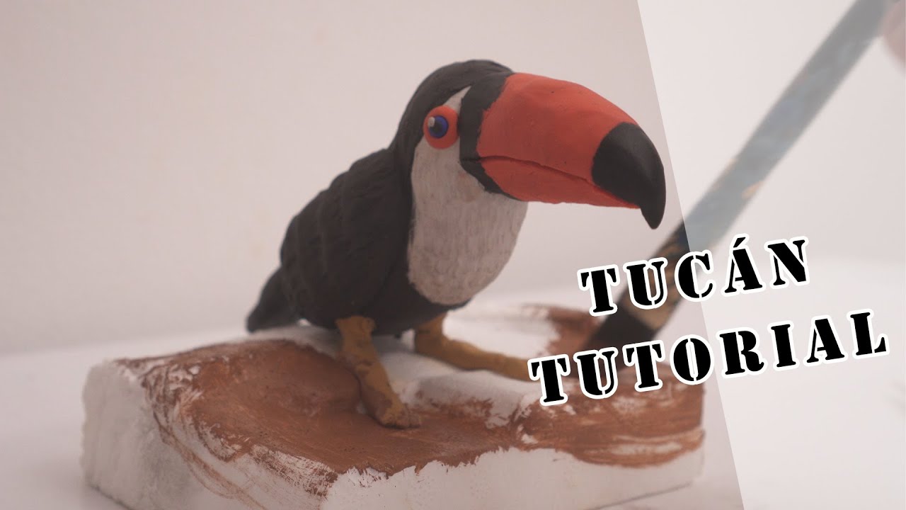 TUTORIAL TUCÁN en plastilina (paso a paso)