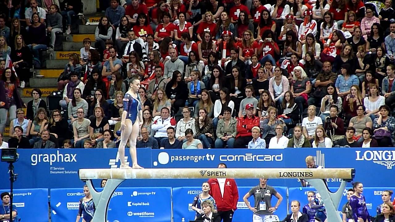 Mariani Enus poutre ITA TF finale equipe senior euro Bern 2016