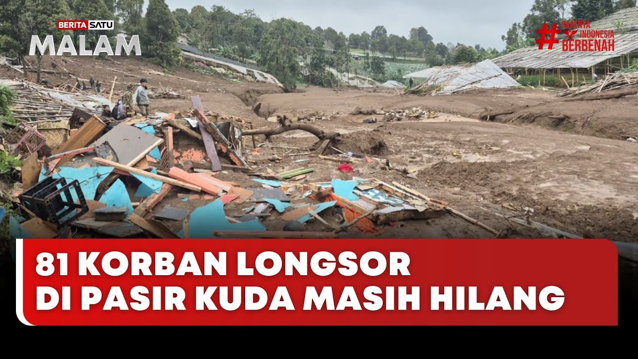 🔴 LIVE | 81 Korban Longsor di Pasir Kuda Masih Hilang - Beritasatu Malam