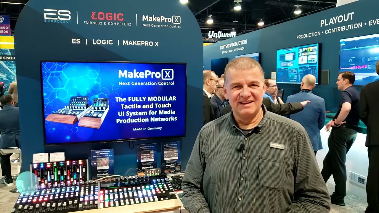 ES Broadcast●Logic●MakePro X: Fully Modular Tactile & Touch Control for AMPP
