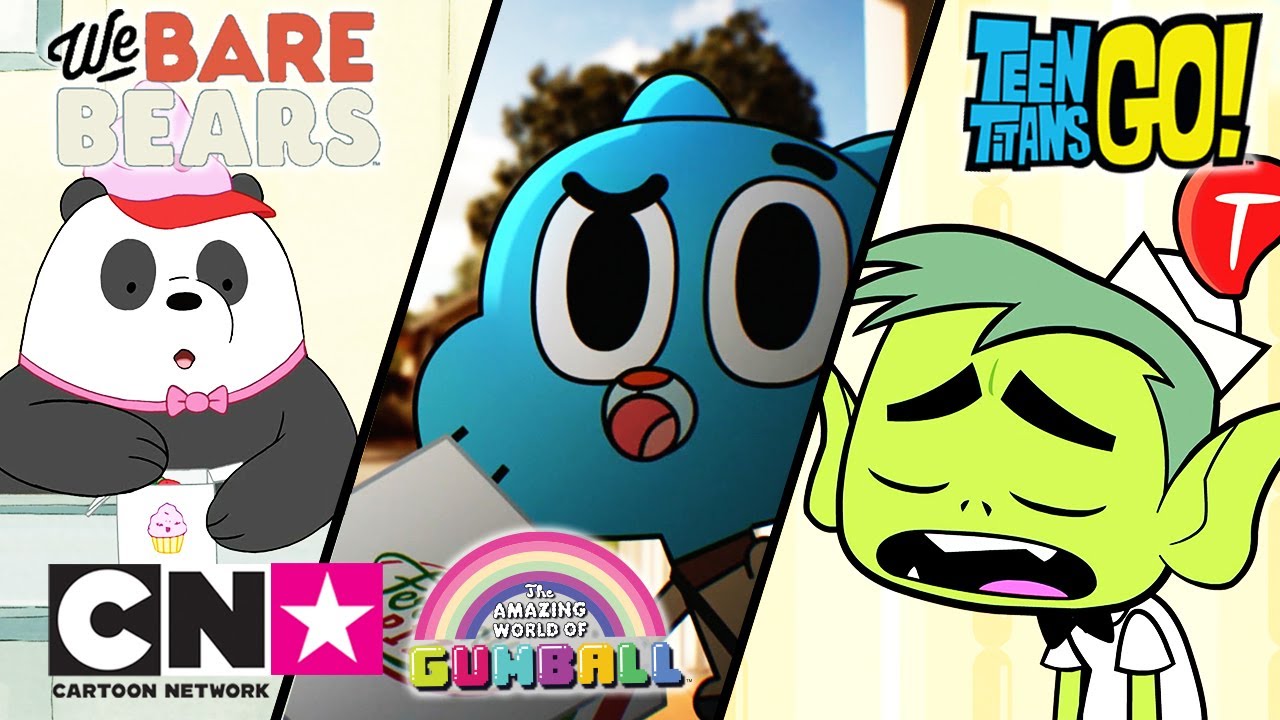 Teen Titans Go! + Gumball + Wat Beren Leren | Een baantje zoeken | Cartoon Network