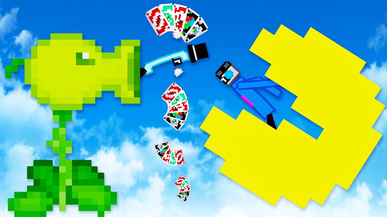 We Reverse UNO Plants VS Zombies and Pacman in People Playground!