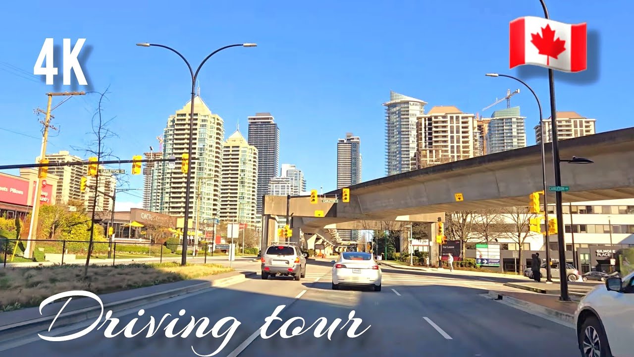 🇨🇦  [4K] 🌞 2026 March | Driving Tour in Burnaby & Vancouver BC, Canada 