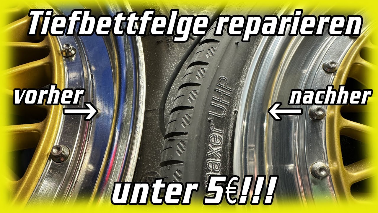 Polierte Tiefbett Felgen reparieren! So geht‘s. | DIY | Tutorial | ultraviolence_gang | Lenso BSX