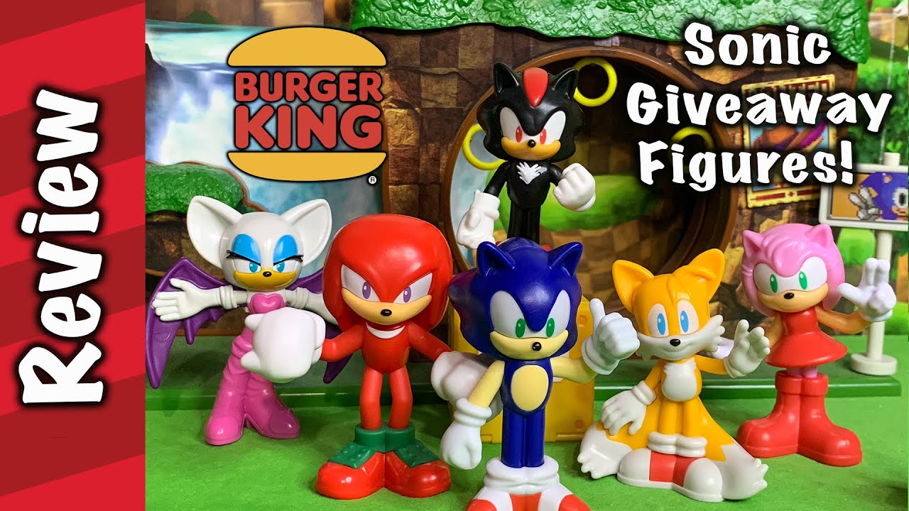Игрушки Sonic Burger King 2025!