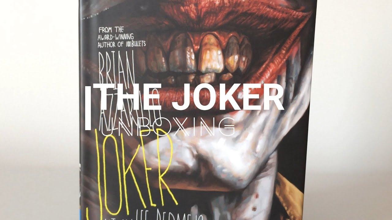 Unboxing & Preview of The Joker Comic Book Brian Azzarello