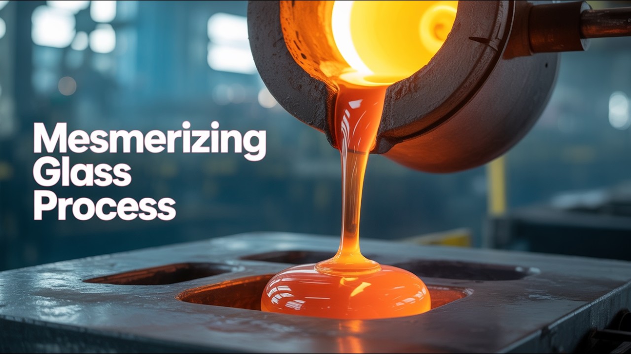 The Most Satisfying Glass Manufacturing Process You'll Ever See