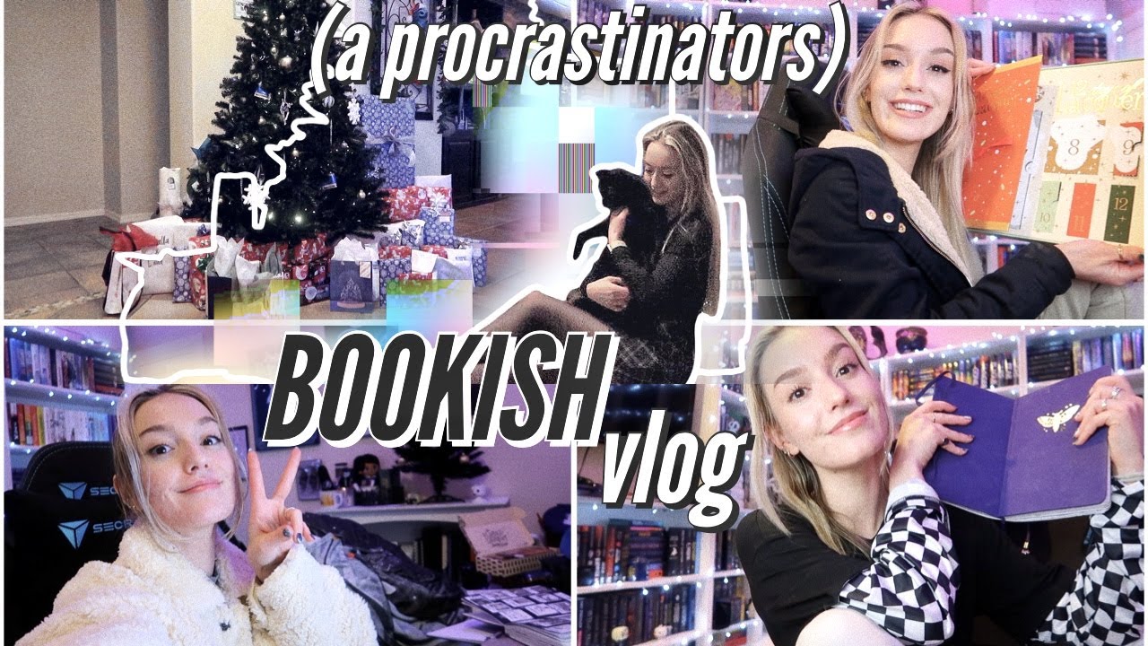 3 books, procrastinating, & lights | christmas vlog part 2