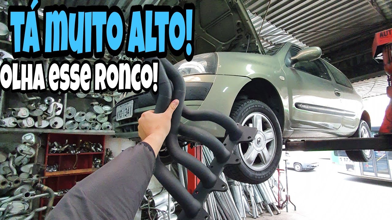 COLOQUEI UM COLETOR 4X1 NO CLIO 1.6 16V DYNAMIQUE