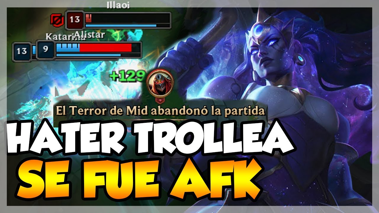 😱NIÑO RATA TROLLEA Y SE VAFK -  RANKED PARTIDA DIDACTICA CON ILLAOI😱 | LEAGUE OF LEGENDS.